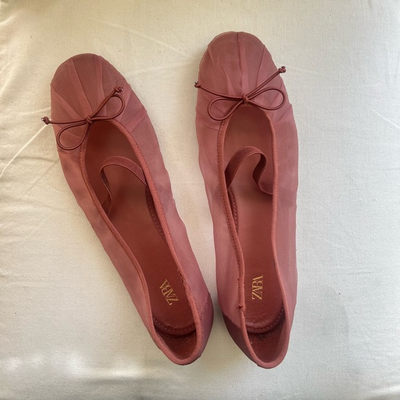 Zara Mesh Ballet Flats - Picture 4 of 4